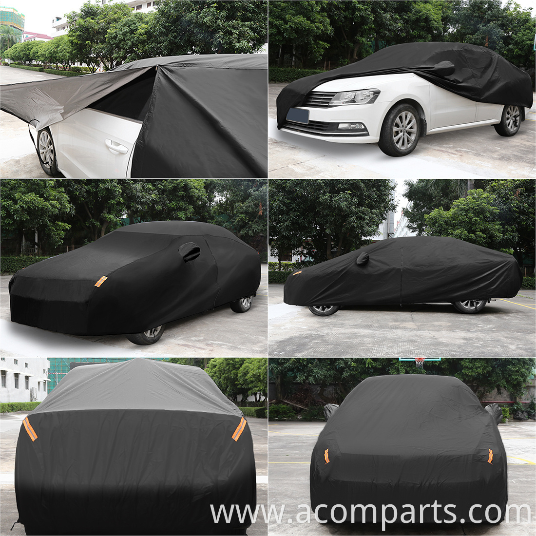 High quality outdoor winter snow frost insulated 210gsm pvc automatic electrical car cover